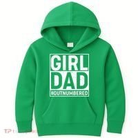Girl Dad #OutNumbered Kids Hoodie thumb 0