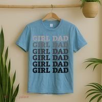 Girl Dad Outnumbered Proud New Father Gift T-Shirt thumb 2
