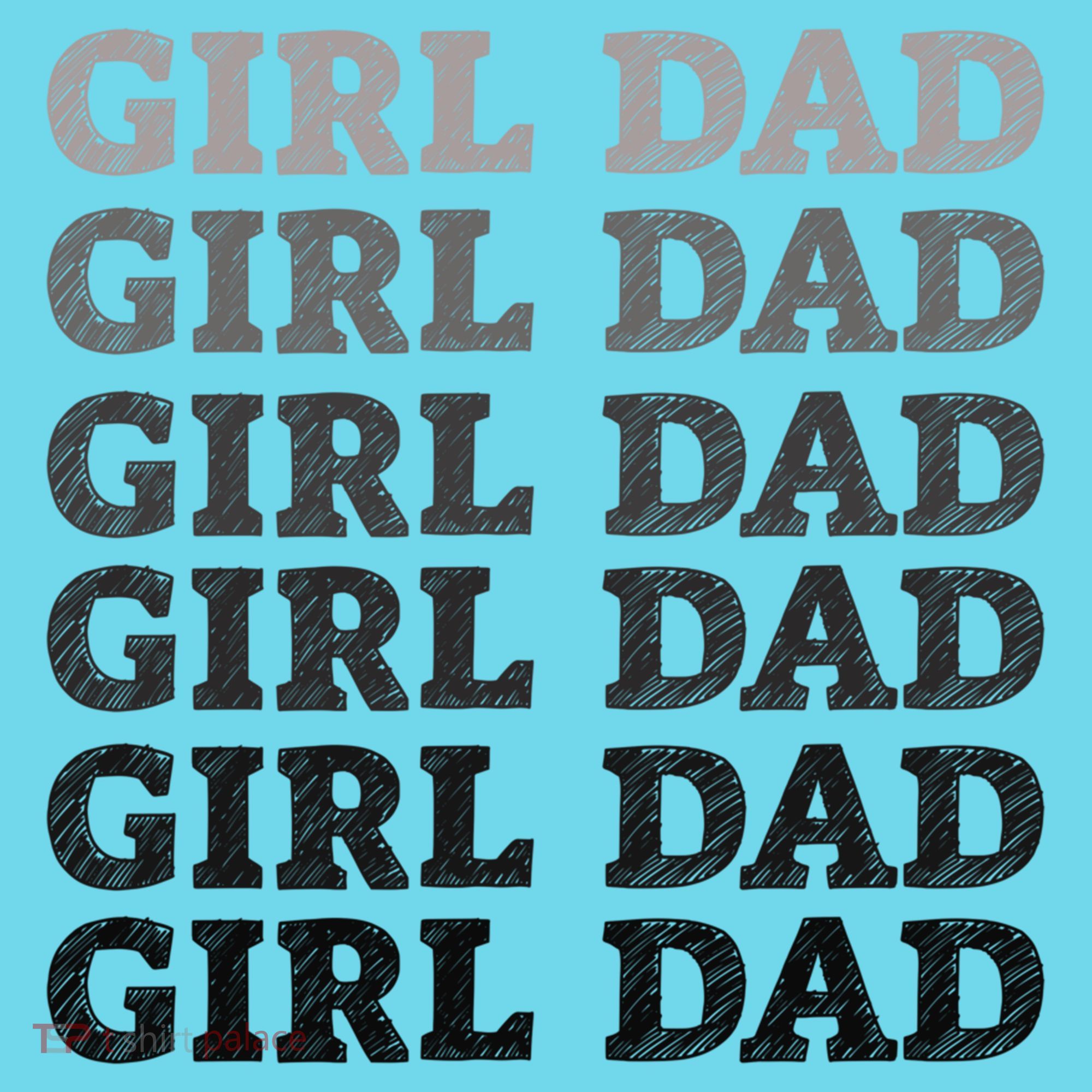 Girl Dad Outnumbered Proud New Father Gift T-Shirt