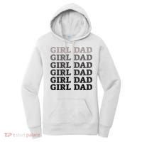 Girl Dad Outnumbered Proud New Father Gift Women's Hoodie thumb 0