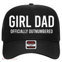 Girl Dad Officially Outnumbered Funny Hat thumb 0