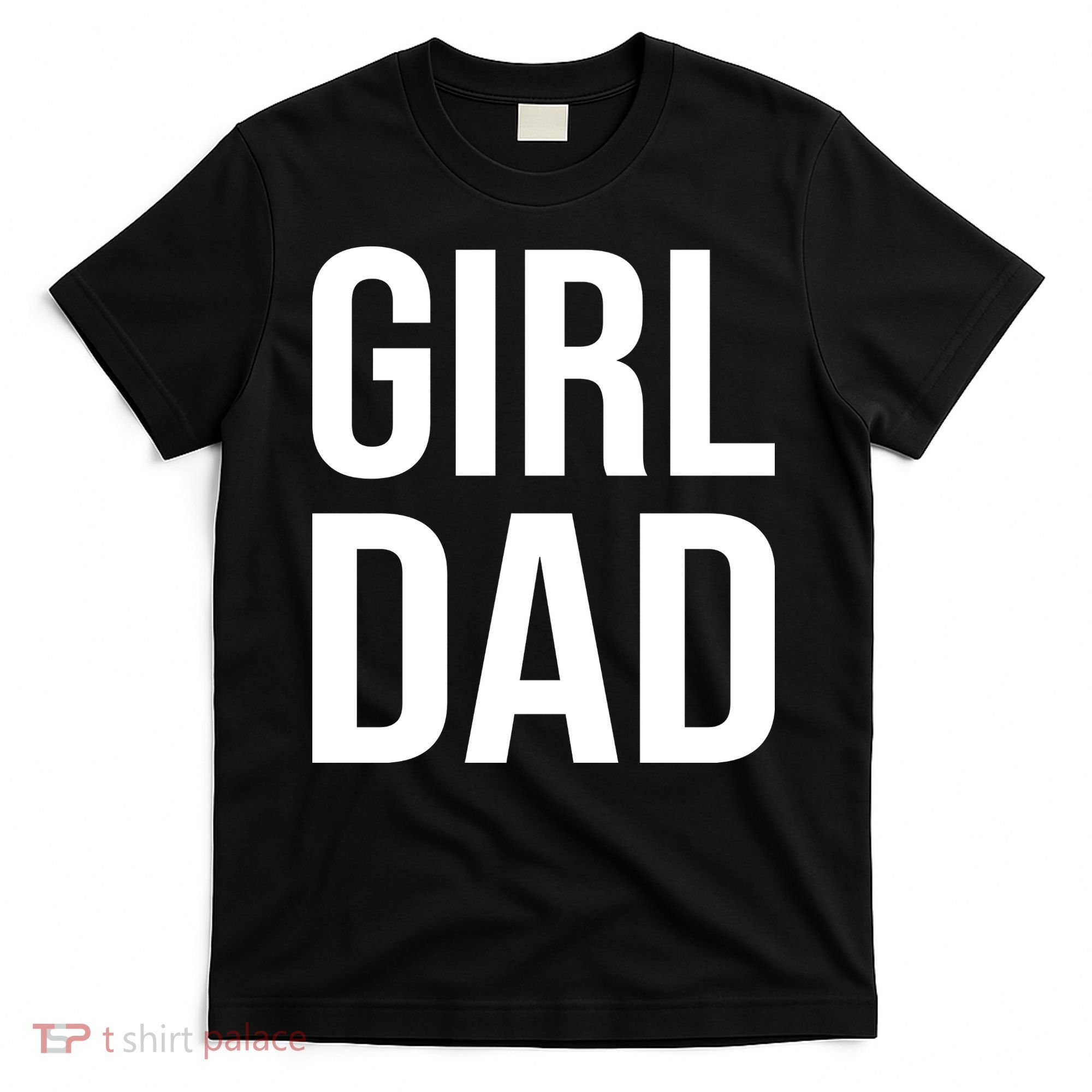 Girl Dad Pocket Print Daddy Papa Father's Day T-Shirt