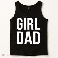 Girl Dad Pocket Print Daddy Papa Father's Day Tank Top thumb 2