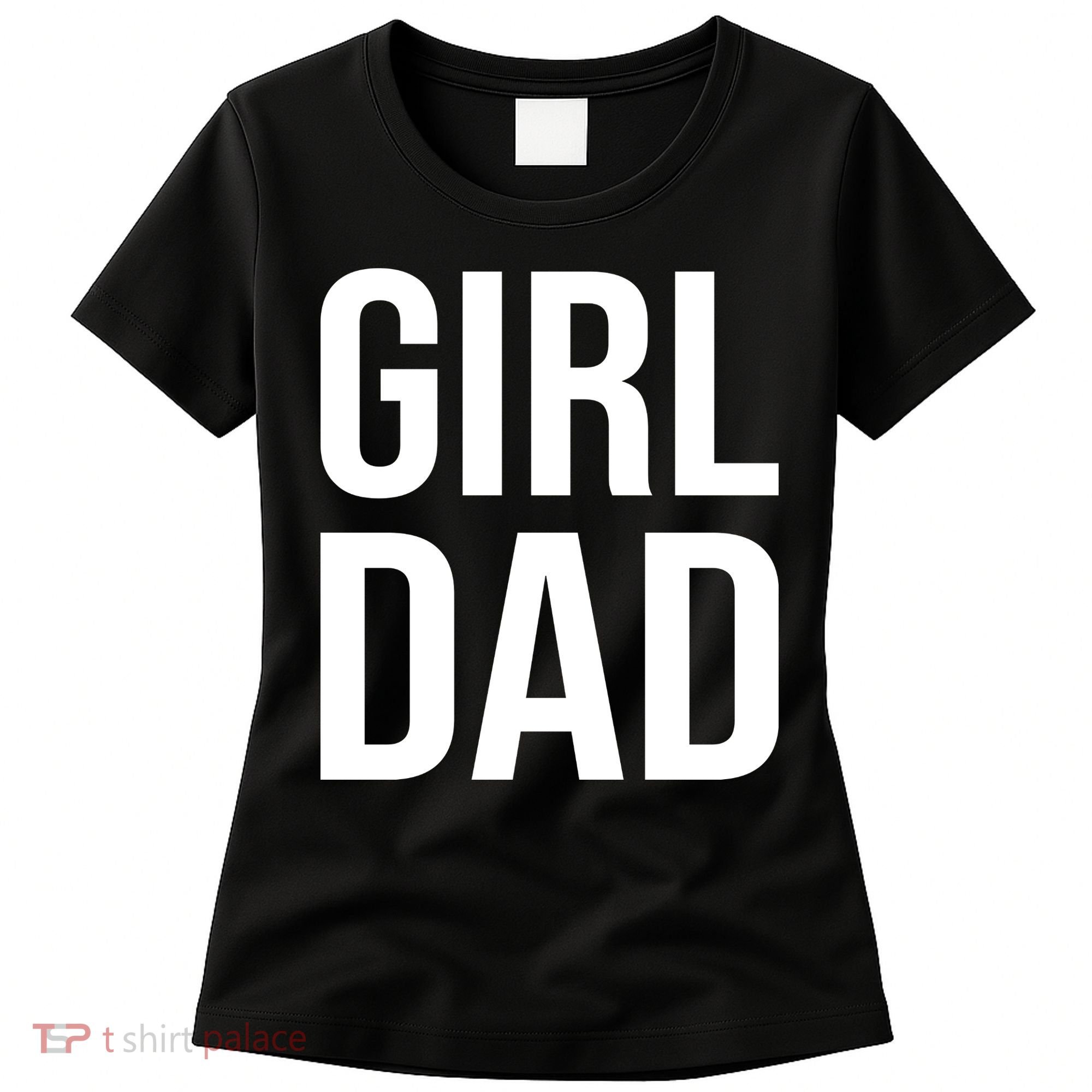 Girl Dad Pocket Print Daddy Papa Father's Day Women's T-Shirt