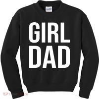 Girl Dad Pocket Print Daddy Papa Father's Day Kids Sweatshirt thumb 0
