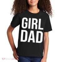 Girl Dad Pocket Print Daddy Papa Father's Day Kids T-Shirt thumb 2