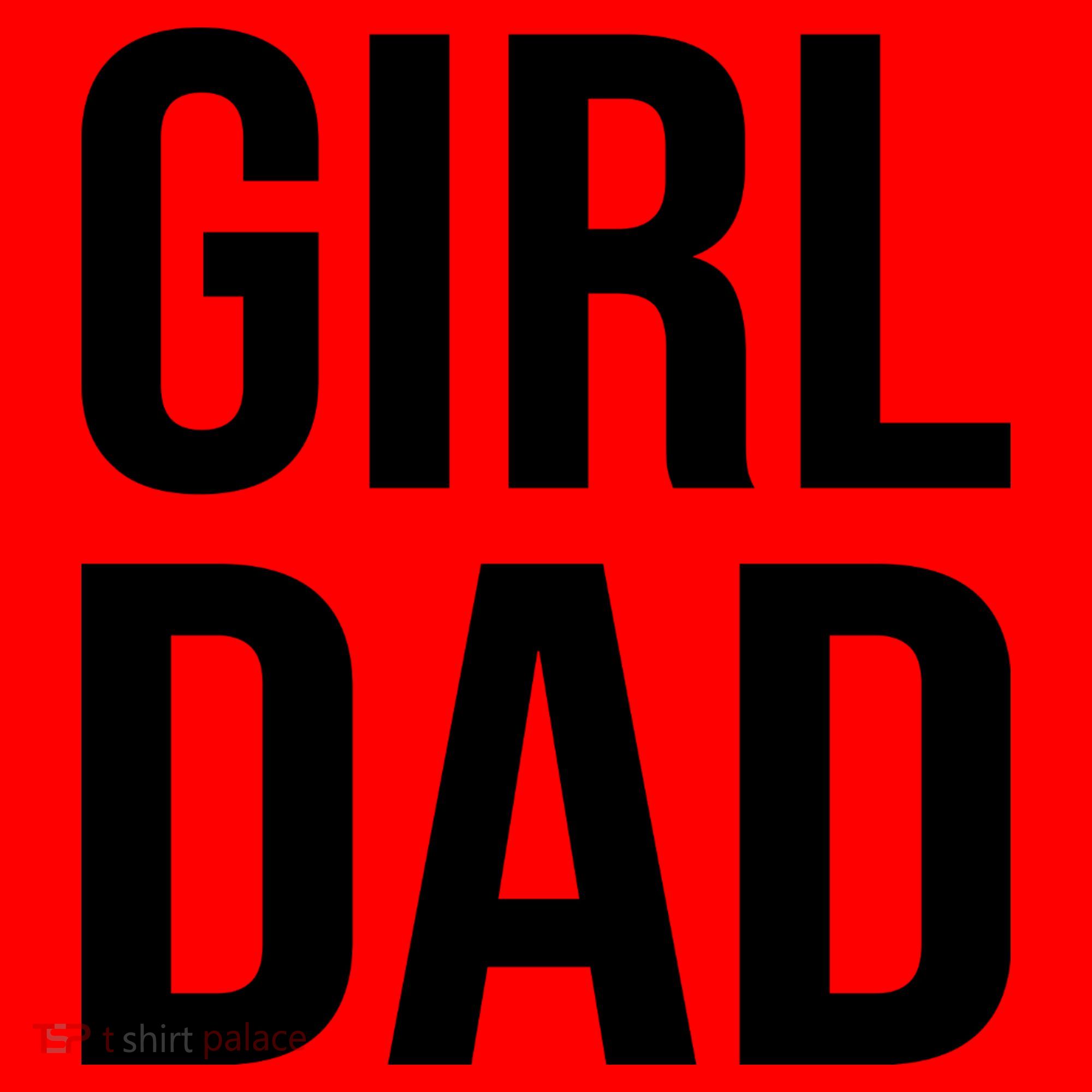 Girl Dad Pocket Print Daddy Papa Father's Day Santa Hat