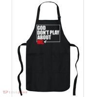 God DonT Play About Me Funny Apron thumb 0