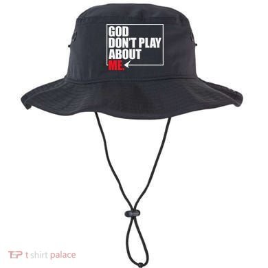God DonT Play About Me Funny Bucket Hat