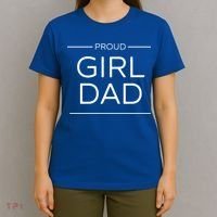Girl Dad Proud Girl Dad Outnumbered Girl Dad Gift T-Shirt thumb 4