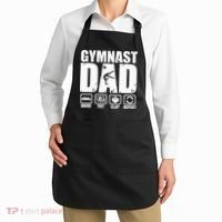 Gymnast Dad Proud Gymnastics Father Humor Apron thumb 2