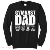 Gymnast Dad Proud Gymnastics Father Humor Sweatshirt thumb 0