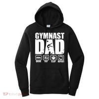 Gymnast Dad Proud Gymnastics Father Humor Women's Hoodie thumb 0