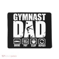 Gymnast Dad Proud Gymnastics Father Humor Mousepad thumb 0