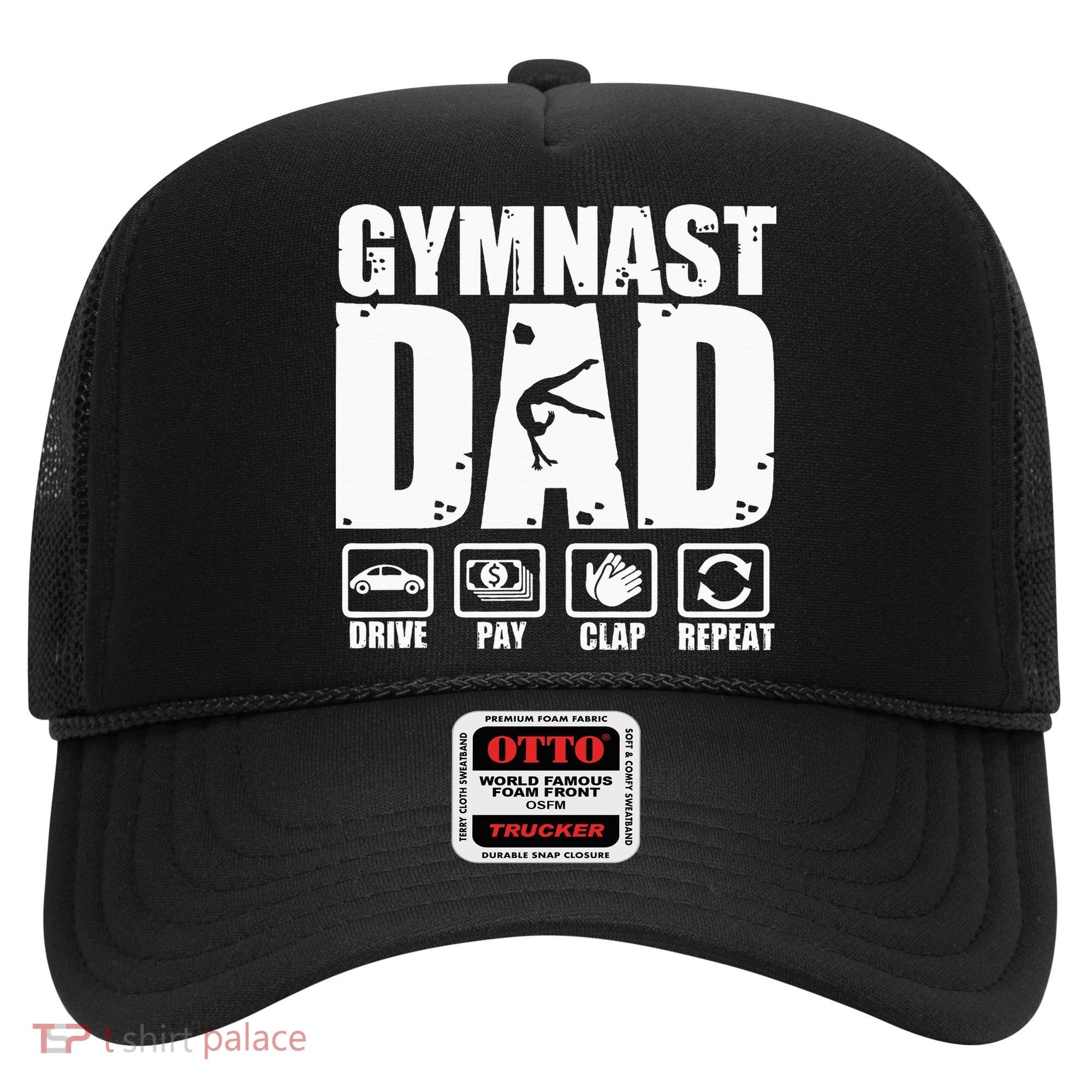 Gymnast Dad Proud Gymnastics Father Humor Hat