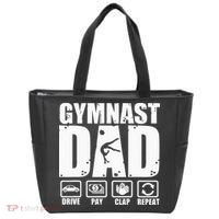 Gymnast Dad Proud Gymnastics Father Humor Tote Bag thumb 0