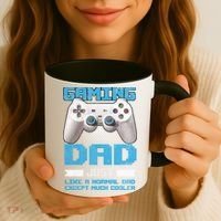 Gaming Dad Papa Daddy Dad Fatherhood Fathers Day Cool Gift Coffee Mug thumb 3