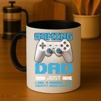 Gaming Dad Papa Daddy Dad Fatherhood Fathers Day Cool Gift Coffee Mug thumb 4