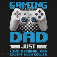 Gaming Dad Papa Daddy Dad Fatherhood Fathers Day Cool Gift Women's Hoodie thumb 2
