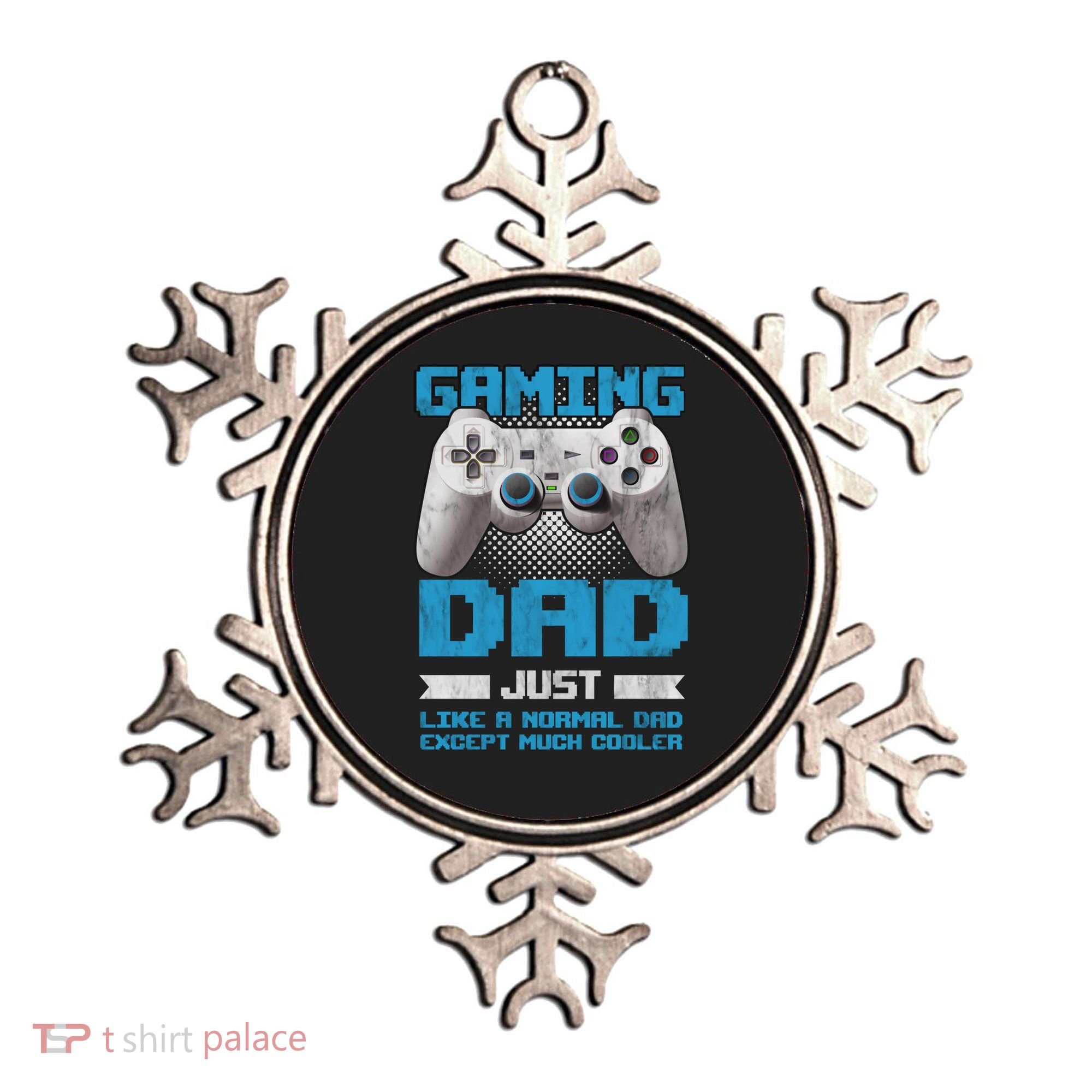 Gaming Dad Papa Daddy Dad Fatherhood Fathers Day Cool Gift Ornament