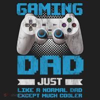 Gaming Dad Papa Daddy Dad Fatherhood Fathers Day Cool Gift Hat thumb 2