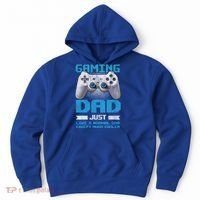 Gaming Dad Papa Daddy Dad Fatherhood Fathers Day Cool Gift Hoodie thumb 0