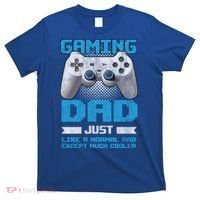 Gaming Dad Papa Daddy Dad Fatherhood Fathers Day Cool Gift T-Shirt thumb 0