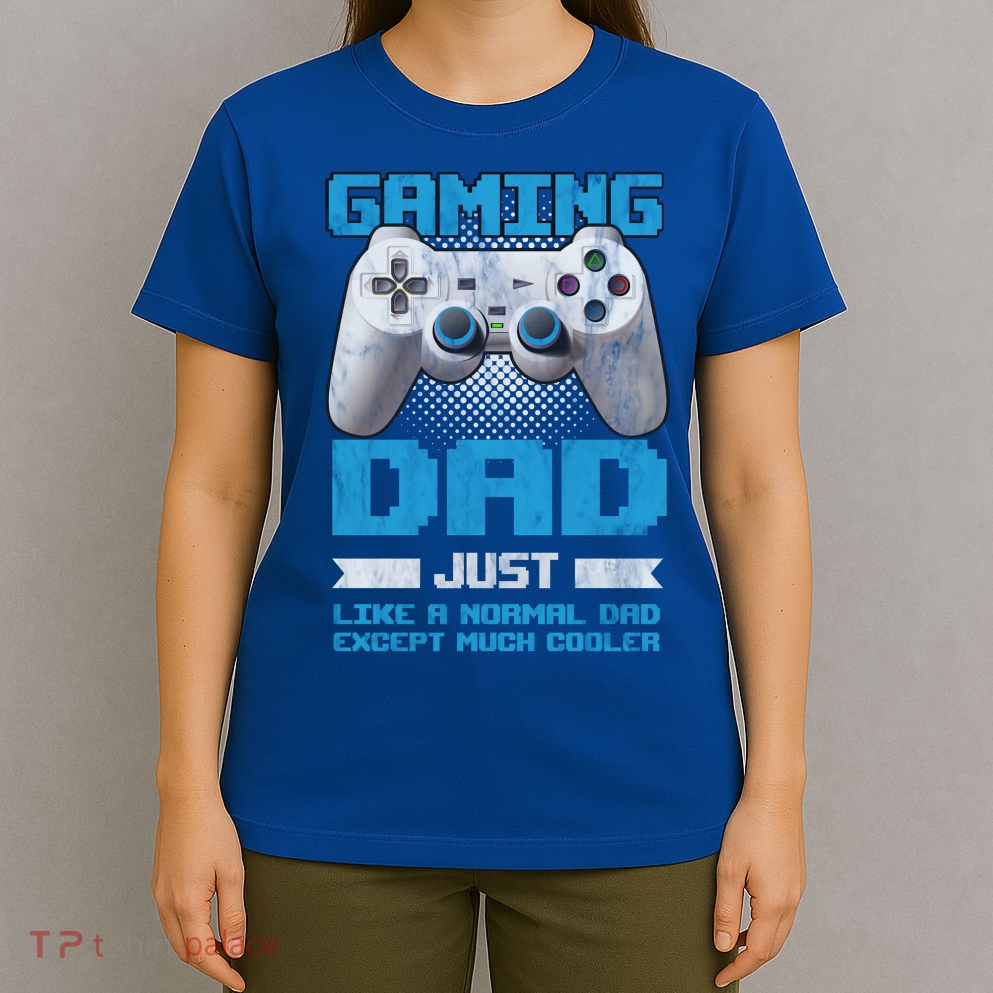 Gaming Dad Papa Daddy Dad Fatherhood Fathers Day Cool Gift T-Shirt