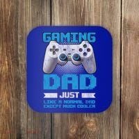Gaming Dad Papa Daddy Dad Fatherhood Fathers Day Cool Gift Coaster thumb 0