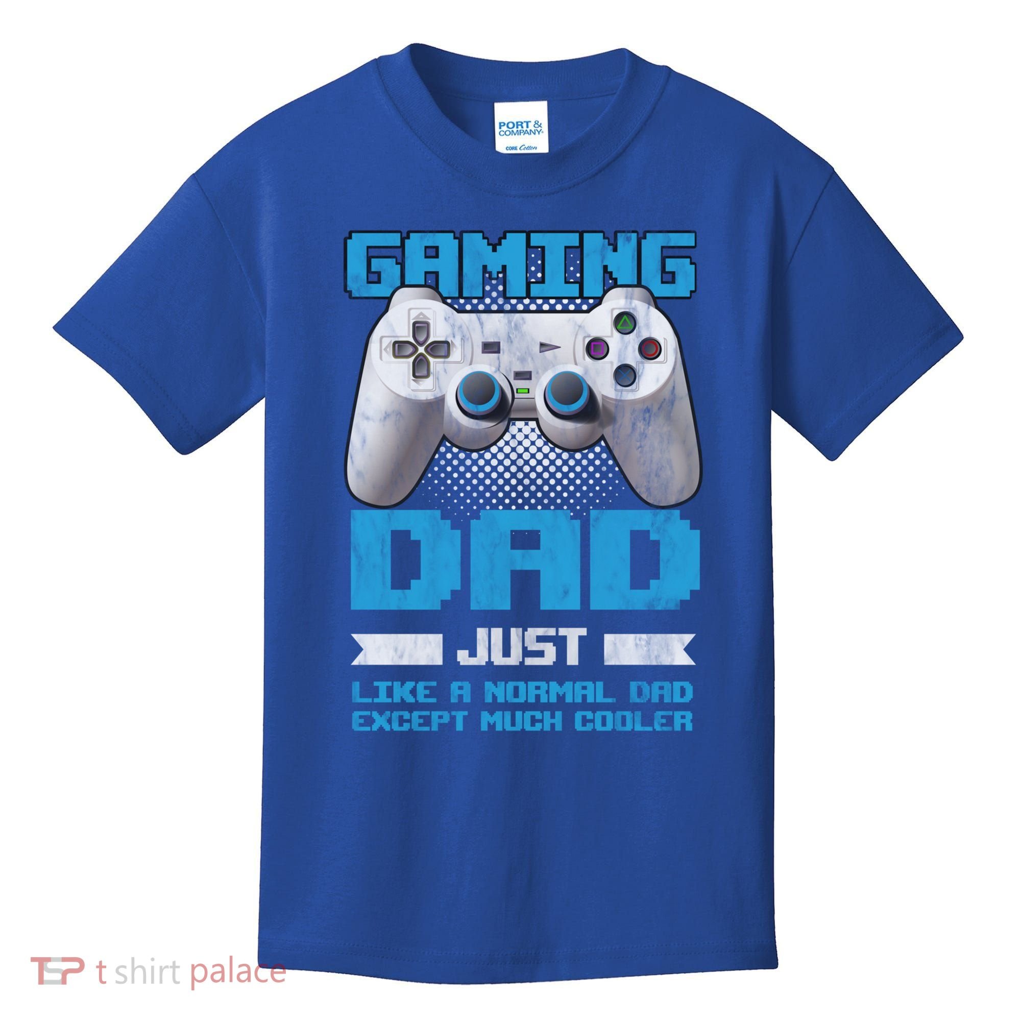 Gaming Dad Papa Daddy Dad Fatherhood Fathers Day Cool Gift Kids T-Shirt