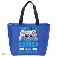 Gaming Dad Papa Daddy Dad Fatherhood Fathers Day Cool Gift Tote Bag thumb 0