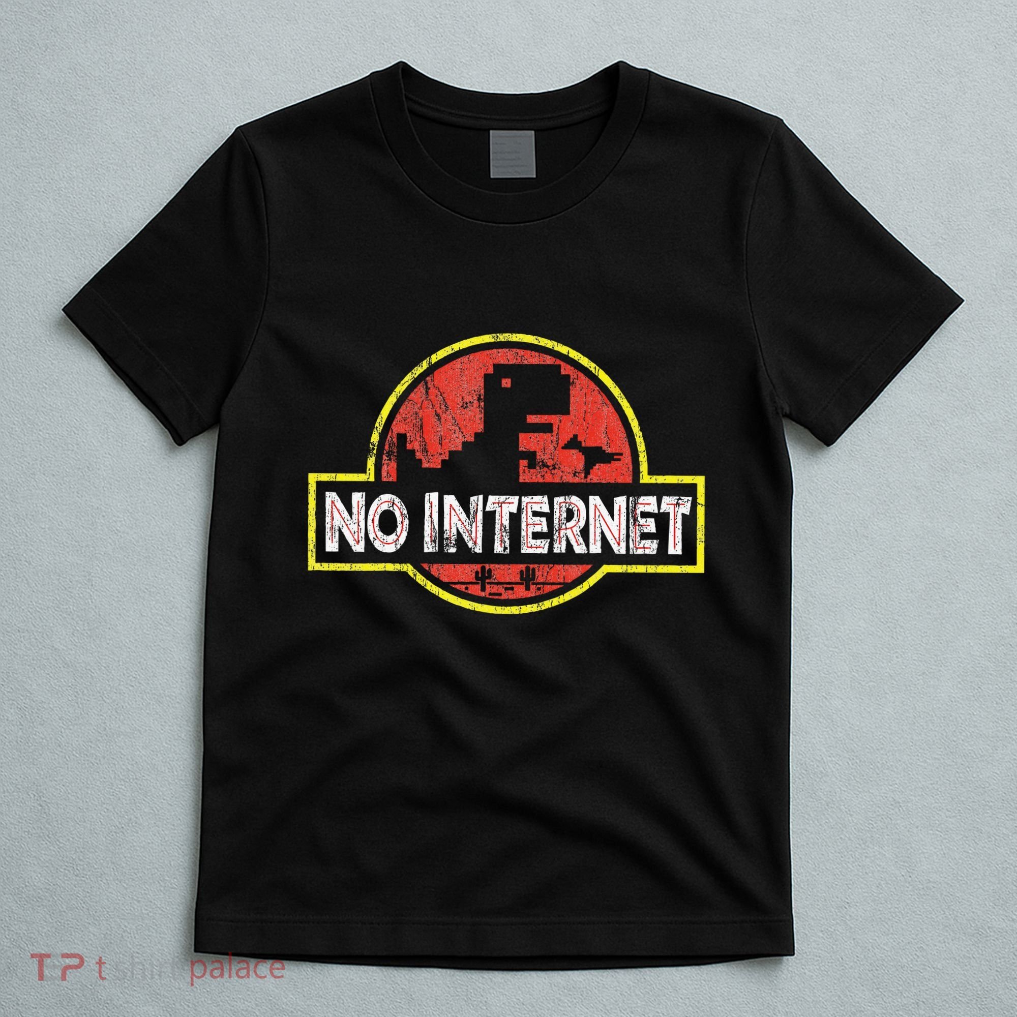Geeky Dinosaur Pixel Art Nerdy Computer Programming Geeks T-Shirt
