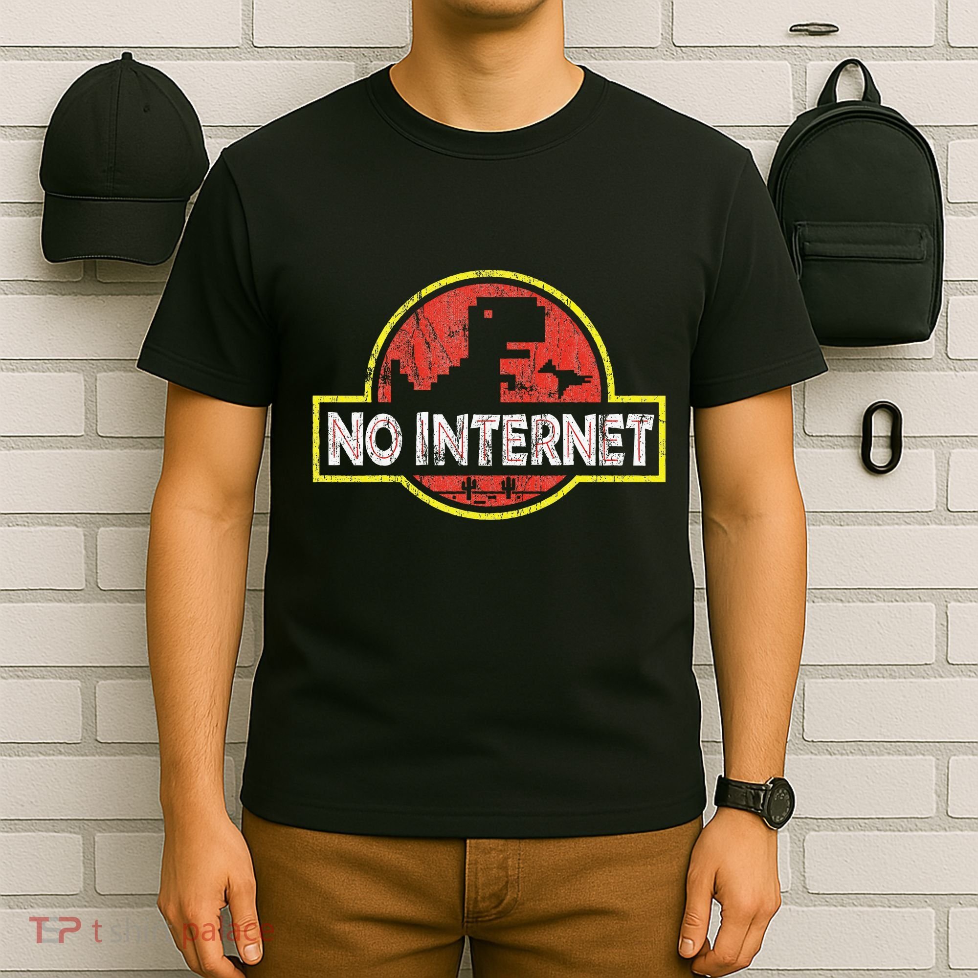 Geeky Dinosaur Pixel Art Nerdy Computer Programming Geeks T-Shirt