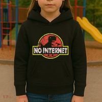 Geeky Dinosaur Pixel Art Nerdy Computer Programming Geeks Kids Hoodie thumb 3