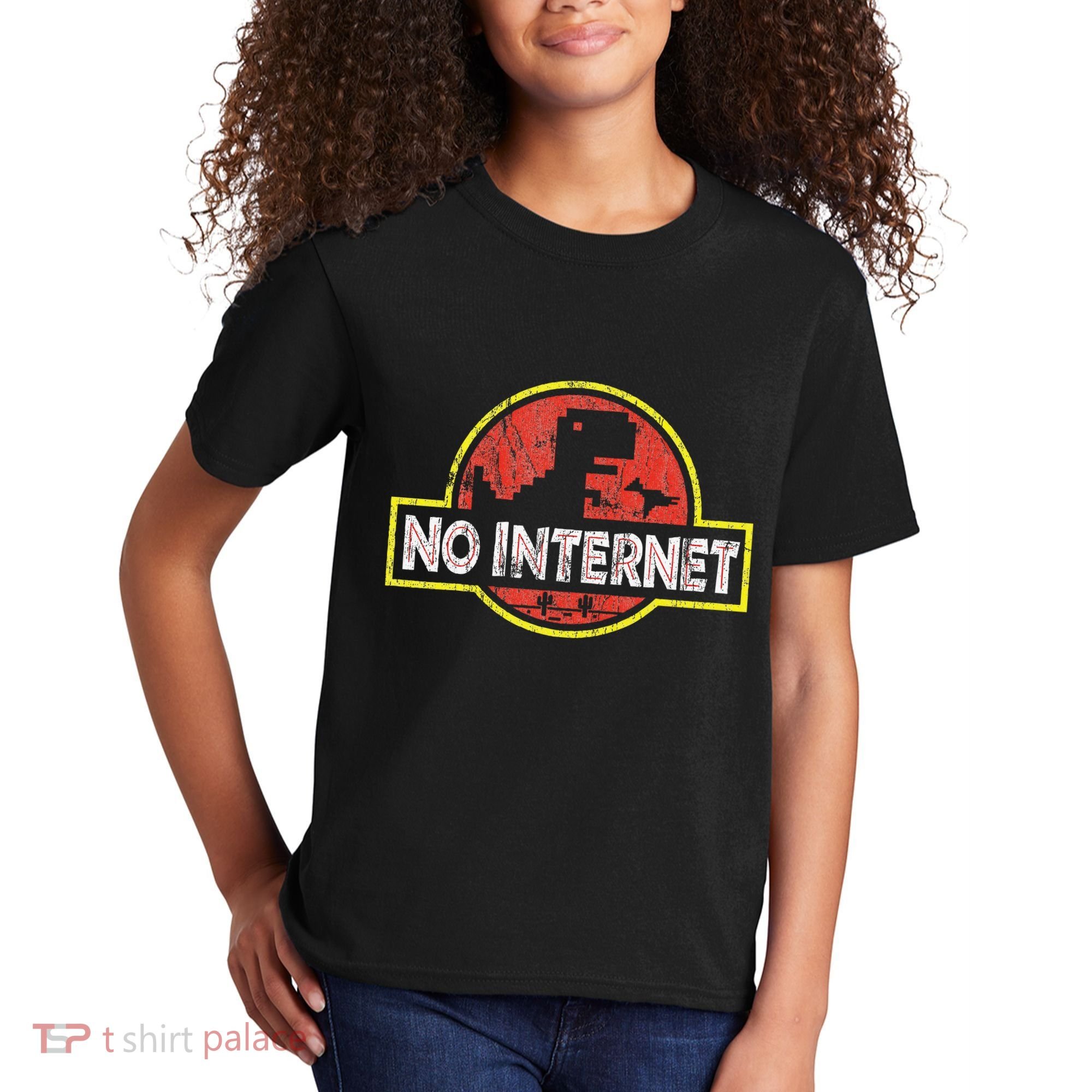 Geeky Dinosaur Pixel Art Nerdy Computer Programming Geeks Kids T-Shirt
