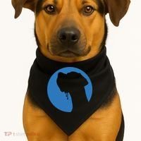 Great Dane Profile USA-Made Doggie Bandana thumb 1