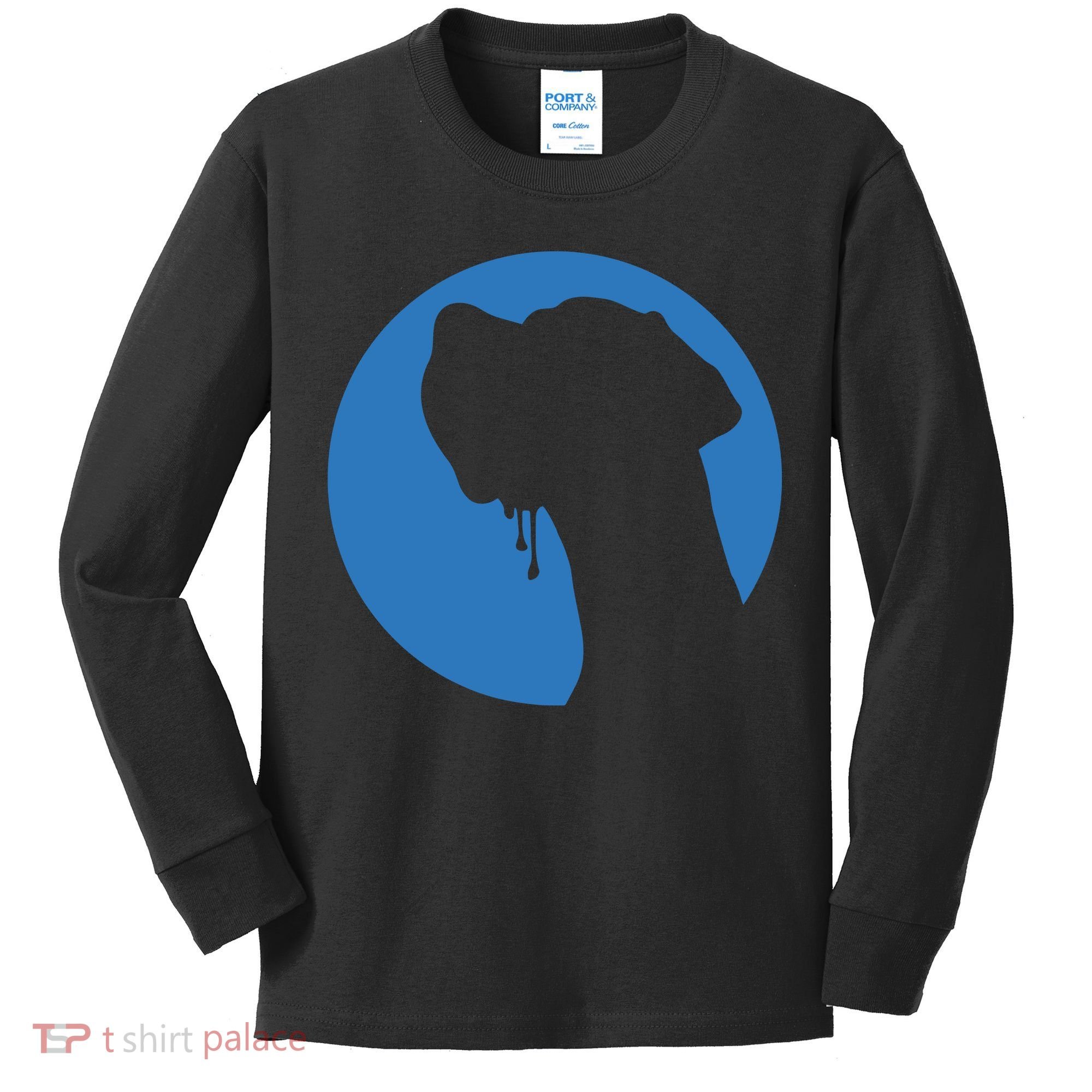 Great Dane Profile Kids Long Sleeve Shirt