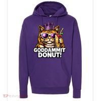 Goddammit Donut Princess Cat Meme Funny Hoodie thumb 0