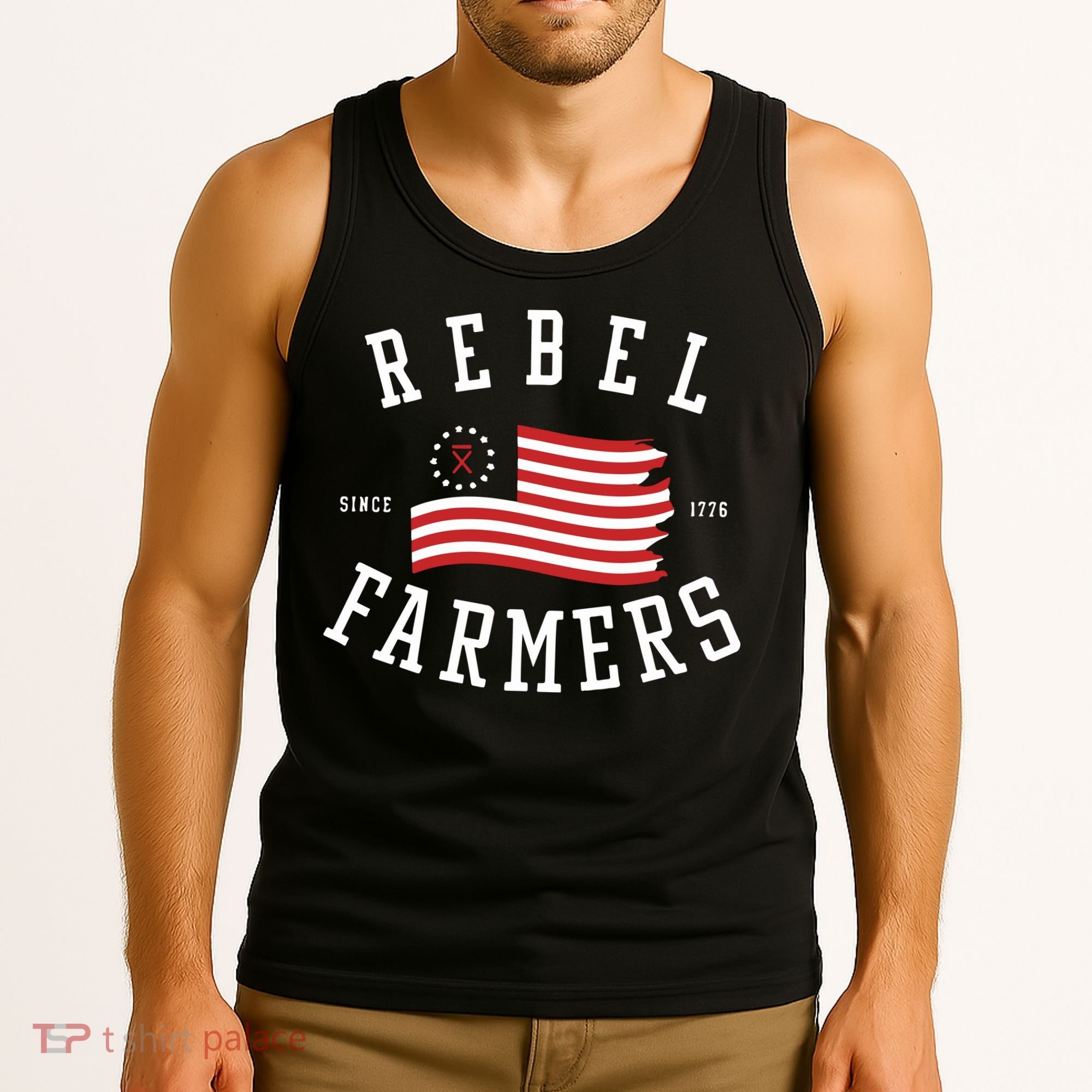 Gatlin Didier Rebel Farmers Tank Top