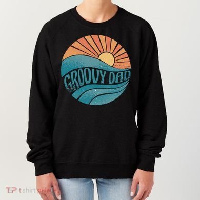 Groovy Dad Retro Sunset Gift Women's Sweatshirt