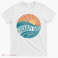 Groovy Dad Retro Sunset Gift T-Shirt thumb 0