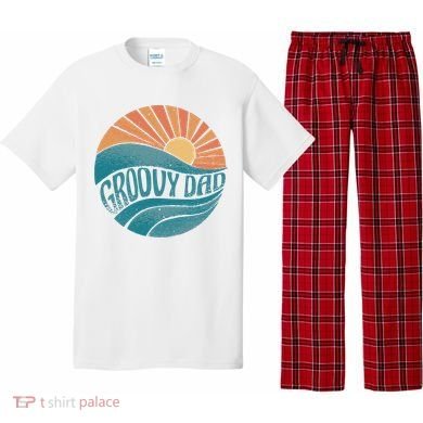 Groovy Dad Retro Sunset Gift Pajama Set