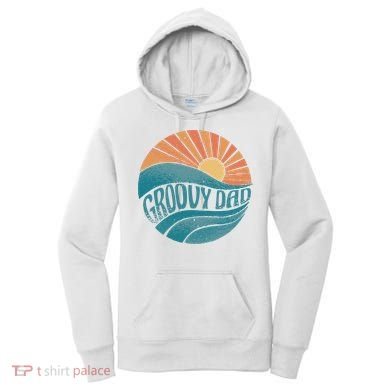 Groovy Dad Retro Sunset Gift Women's Hoodie