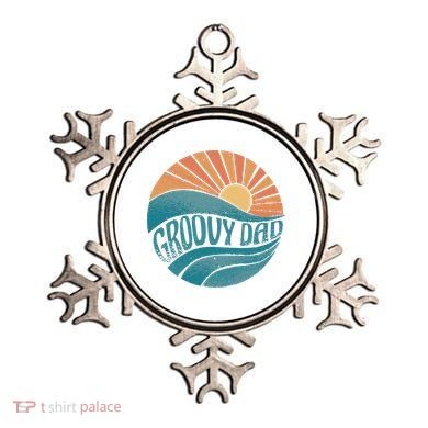 Groovy Dad Retro Sunset Gift Ornament