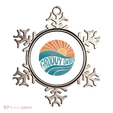 Groovy Dad Retro Sunset Gift Ornament