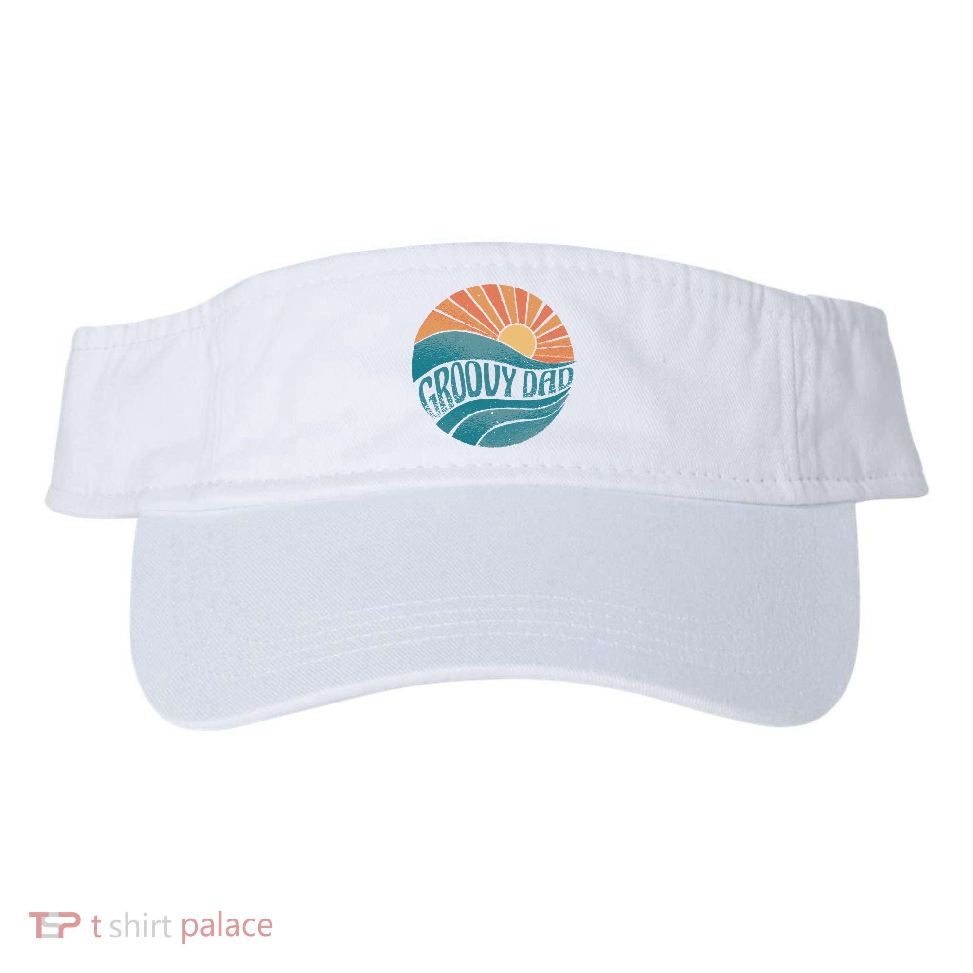 Groovy Dad Retro Sunset Gift Visor