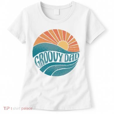 Groovy Dad Retro Sunset Gift Women's T-Shirt