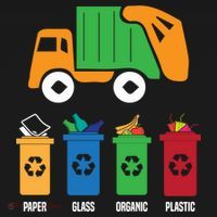Garbage Day Recycling Truck Bucket Hat thumb 4