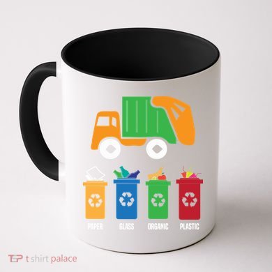 Garbage Day Recycling Truck Coffee Mug