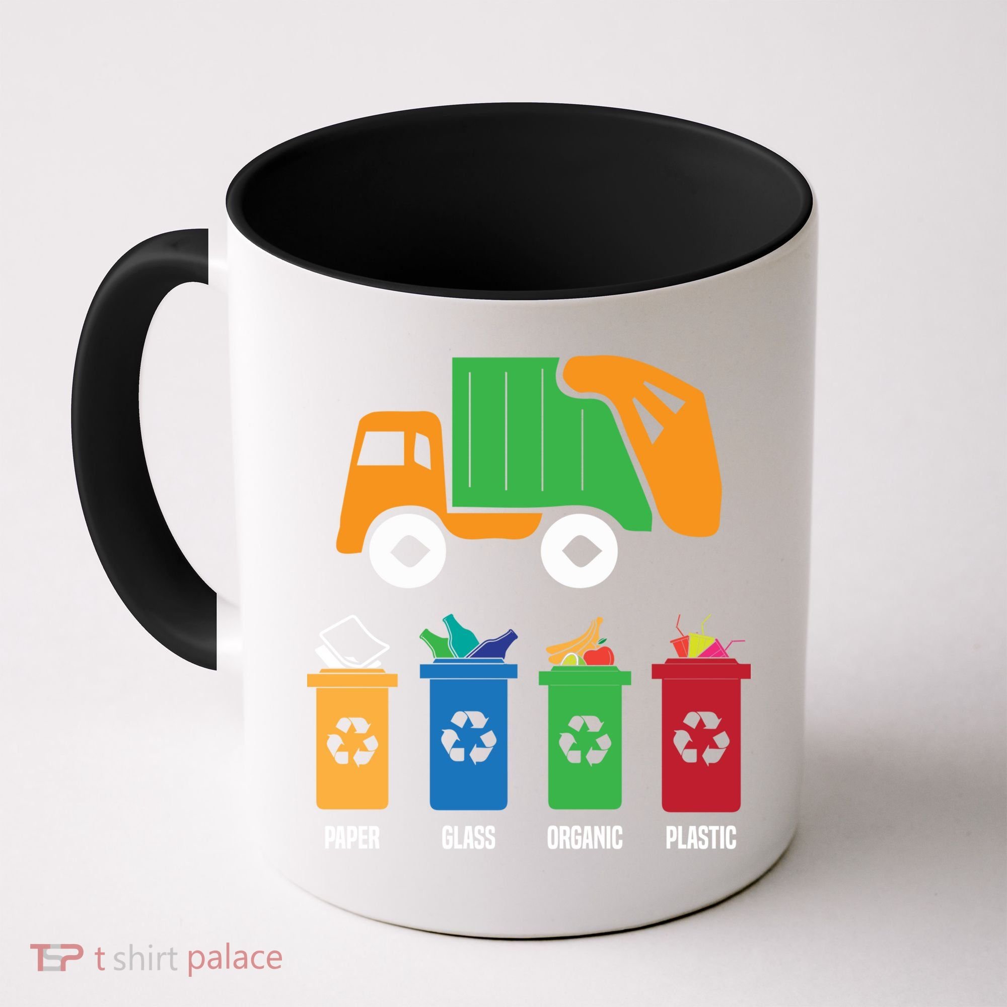 Garbage Day Recycling Truck Coffee Mug